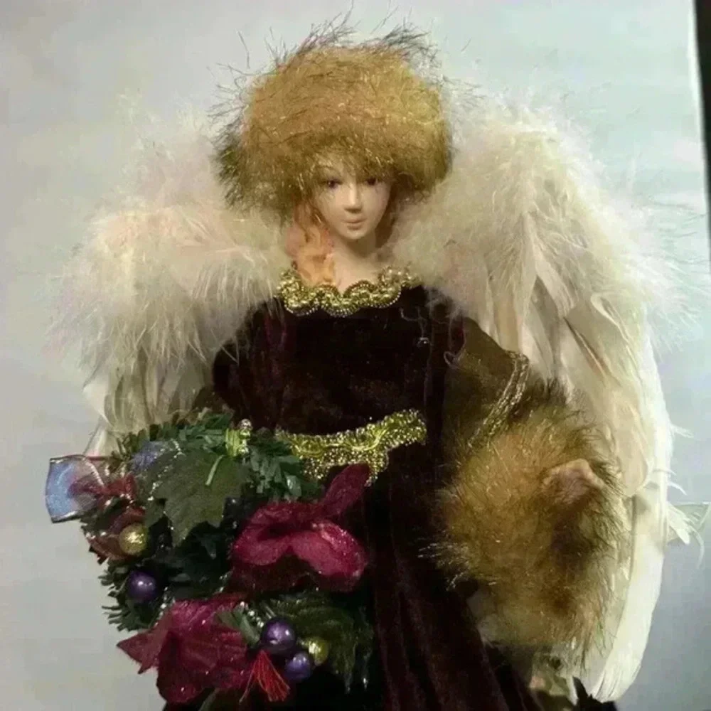 Vintage Christmas Angel Tree Topper 16